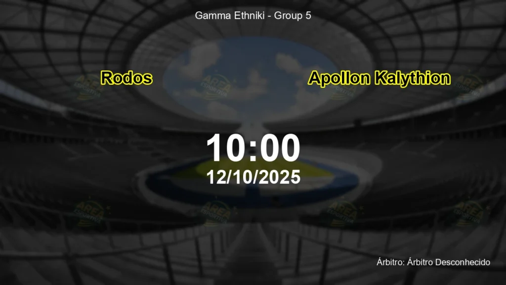 Palpite e an&aacute;lise do jogo Rodos vs Apollon Kalythion pela Gamma Ethniki - Group 5