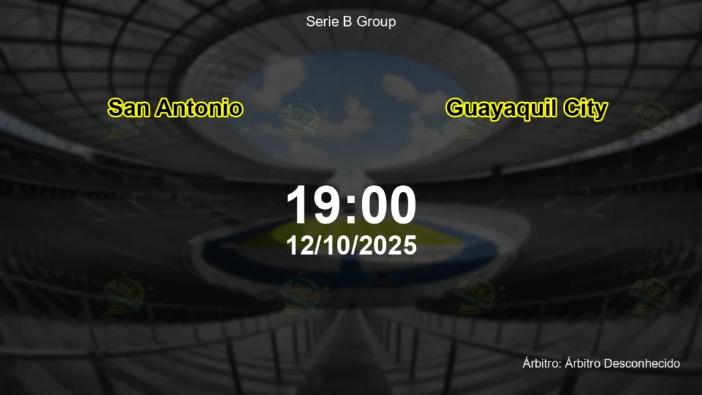 Palpite e an&aacute;lise do jogo San Antonio vs Guayaquil City pela Serie B Group