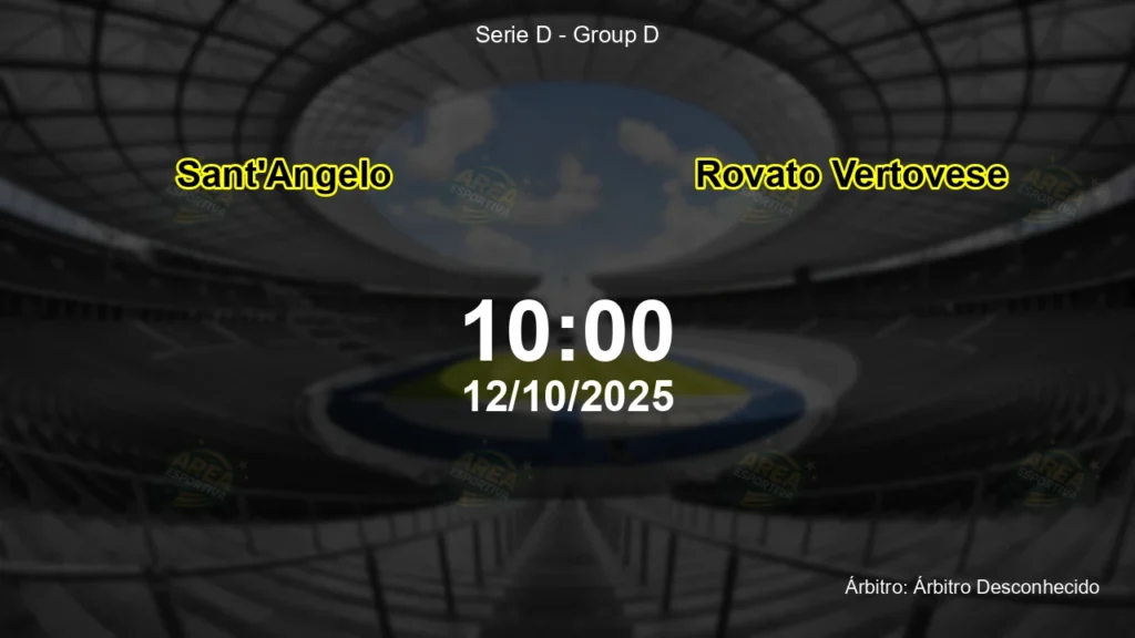 Palpite e an&aacute;lise do jogo Sant'Angelo vs Rovato Vertovese pela Serie D - Group D
