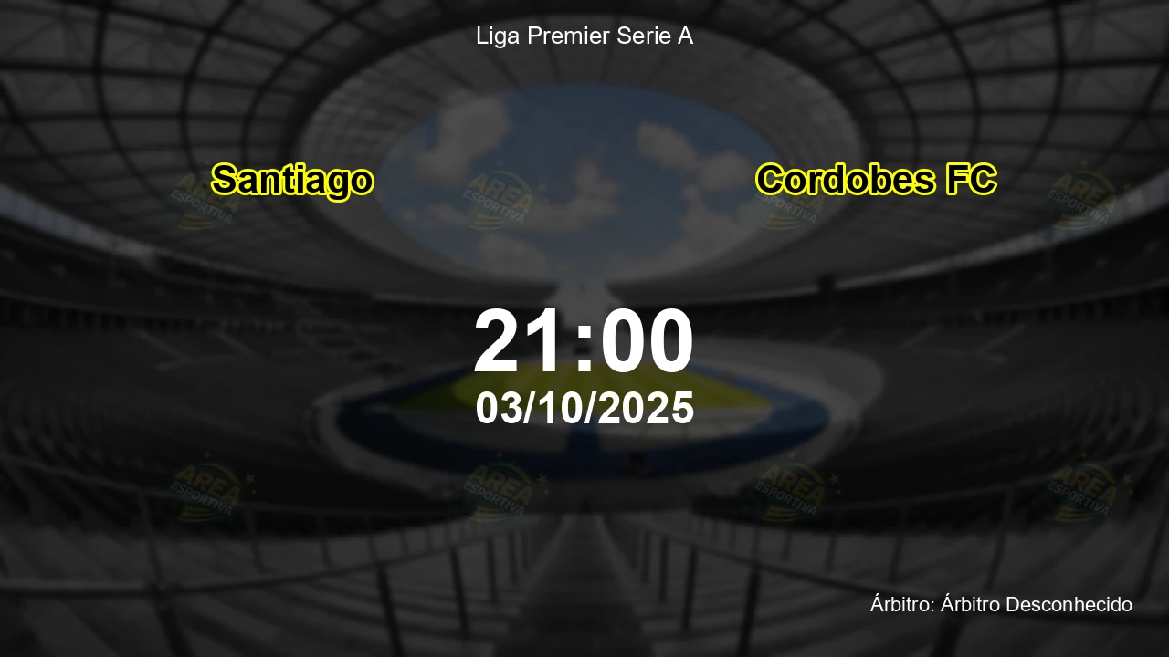 Palpite e análise do jogo Santiago vs Cordobes FC pela Liga Premier Serie A