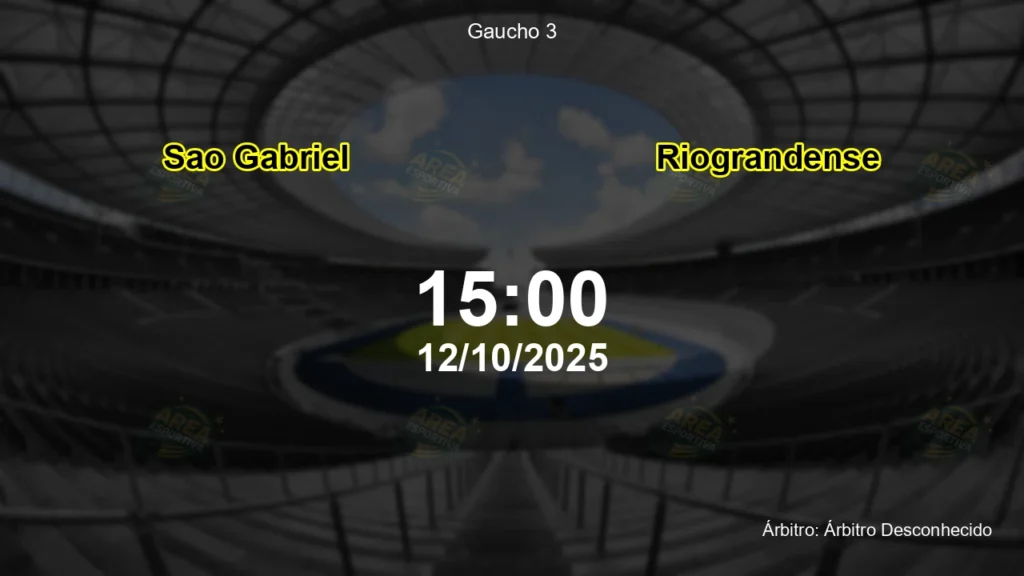 Palpite e an&aacute;lise do jogo Sao Gabriel vs Riograndense pela Gaucho 3