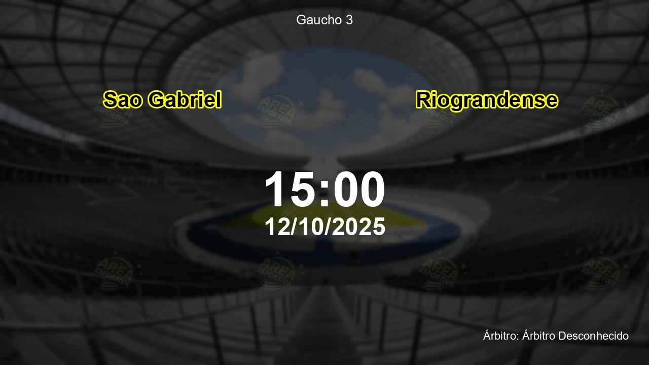 Palpite e análise do jogo Sao Gabriel vs Riograndense pela Gaucho 3