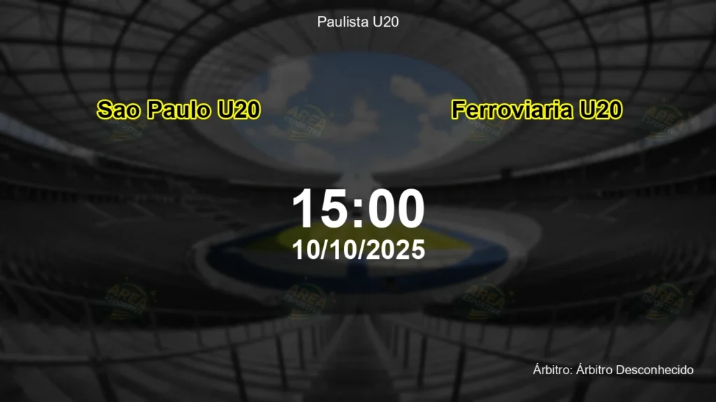 Palpite e an&aacute;lise do jogo Sao Paulo U20 vs Ferroviaria U20 pela Paulista U20