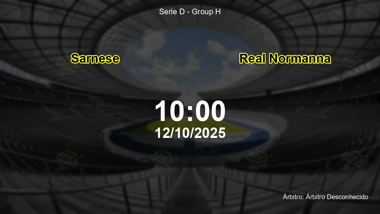 Palpite e análise do jogo Sarnese vs Real Normanna pela Serie D - Group H