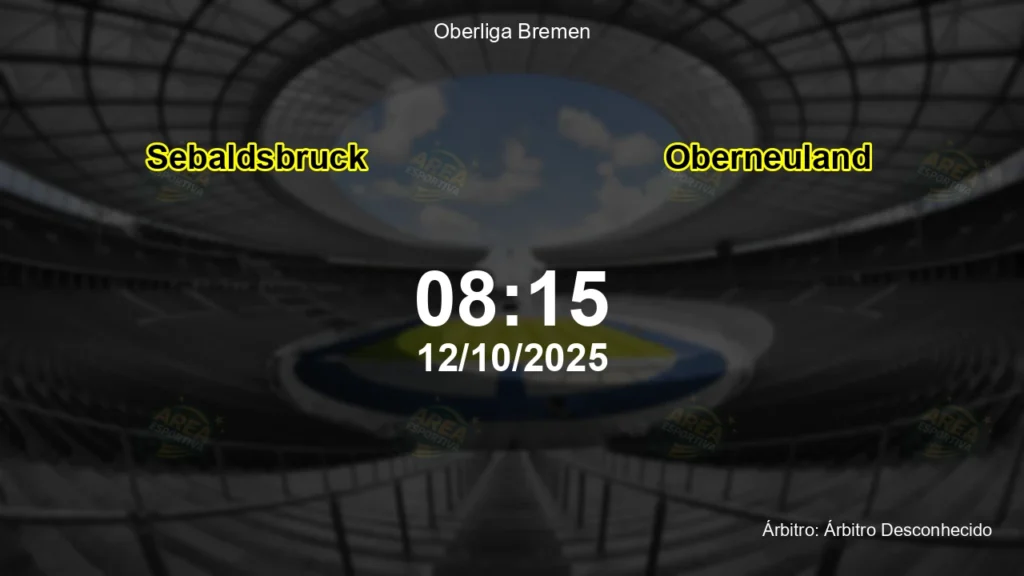 Palpite e an&aacute;lise do jogo Sebaldsbruck vs Oberneuland pela Oberliga Bremen