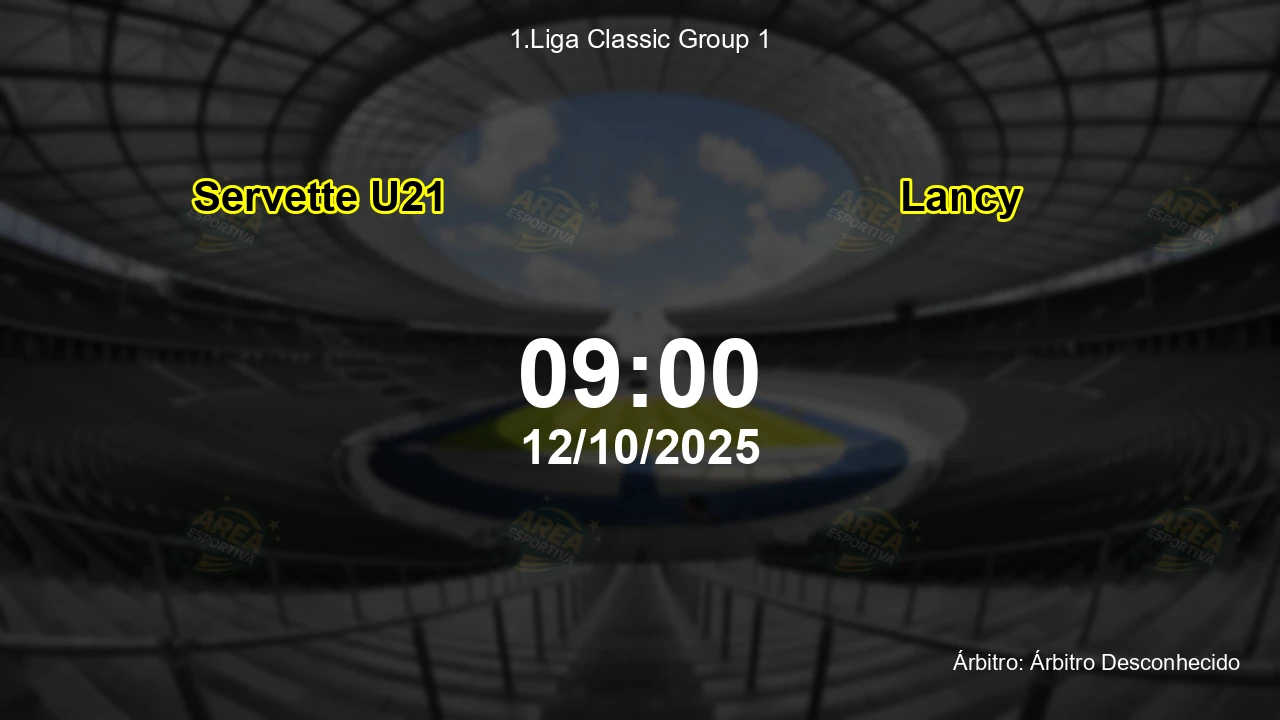 Palpite e análise do jogo Servette U21 vs Lancy pela 1.Liga Classic Group 1