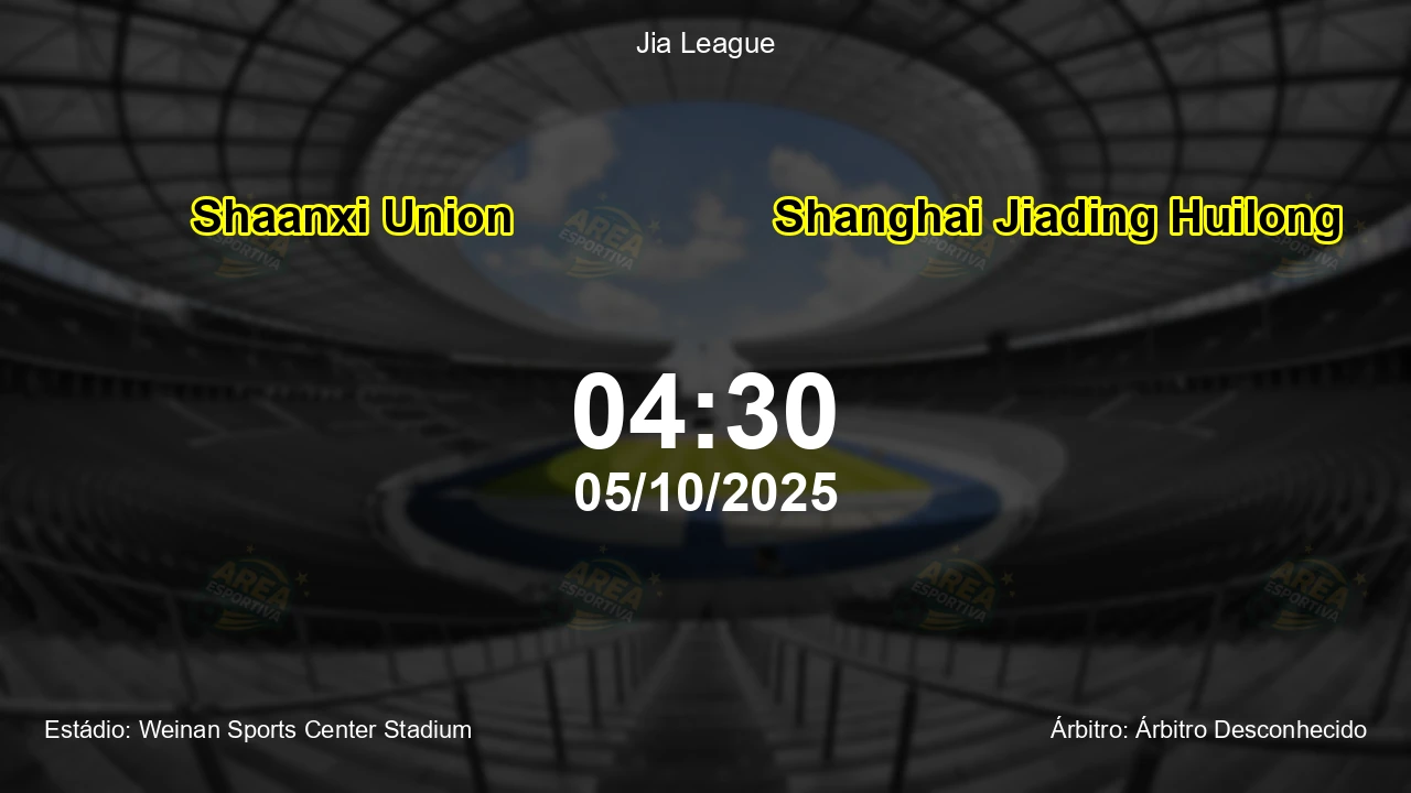 Palpite e análise do jogo Shaanxi Union vs Shanghai Jiading Huilong pela Jia League