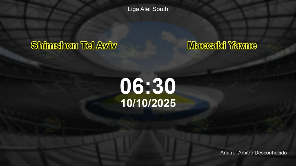 Palpite e an&aacute;lise do jogo Shimshon Tel Aviv vs Maccabi Yavne pela Liga Alef South