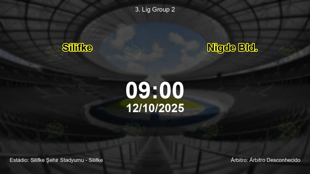 Palpite e an&aacute;lise do jogo Silifke vs Nigde Bld. pela 3. Lig Group 2