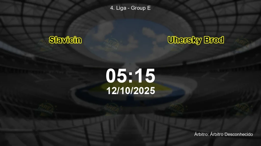 Palpite e an&aacute;lise do jogo Slavicin vs Uhersky Brod pela 4. Liga - Group E
