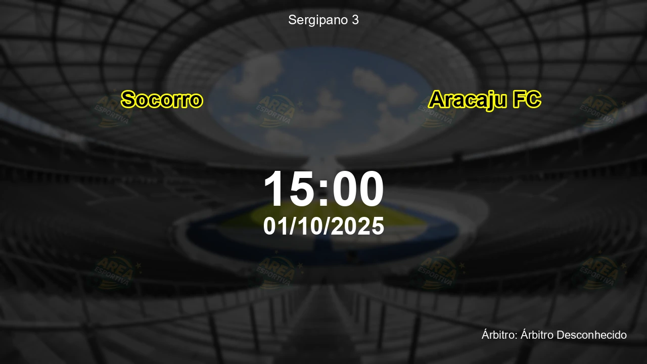 Palpite e análise do jogo Socorro vs Aracaju FC pela Sergipano 3