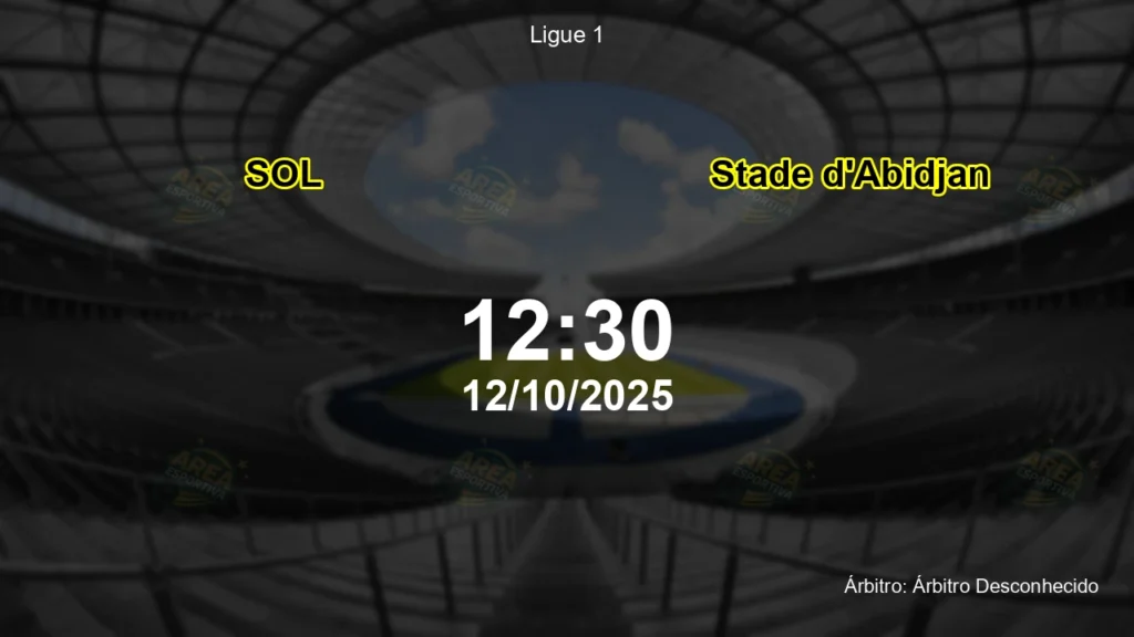 Palpite e an&aacute;lise do jogo SOL vs Stade d'Abidjan pela Ligue 1