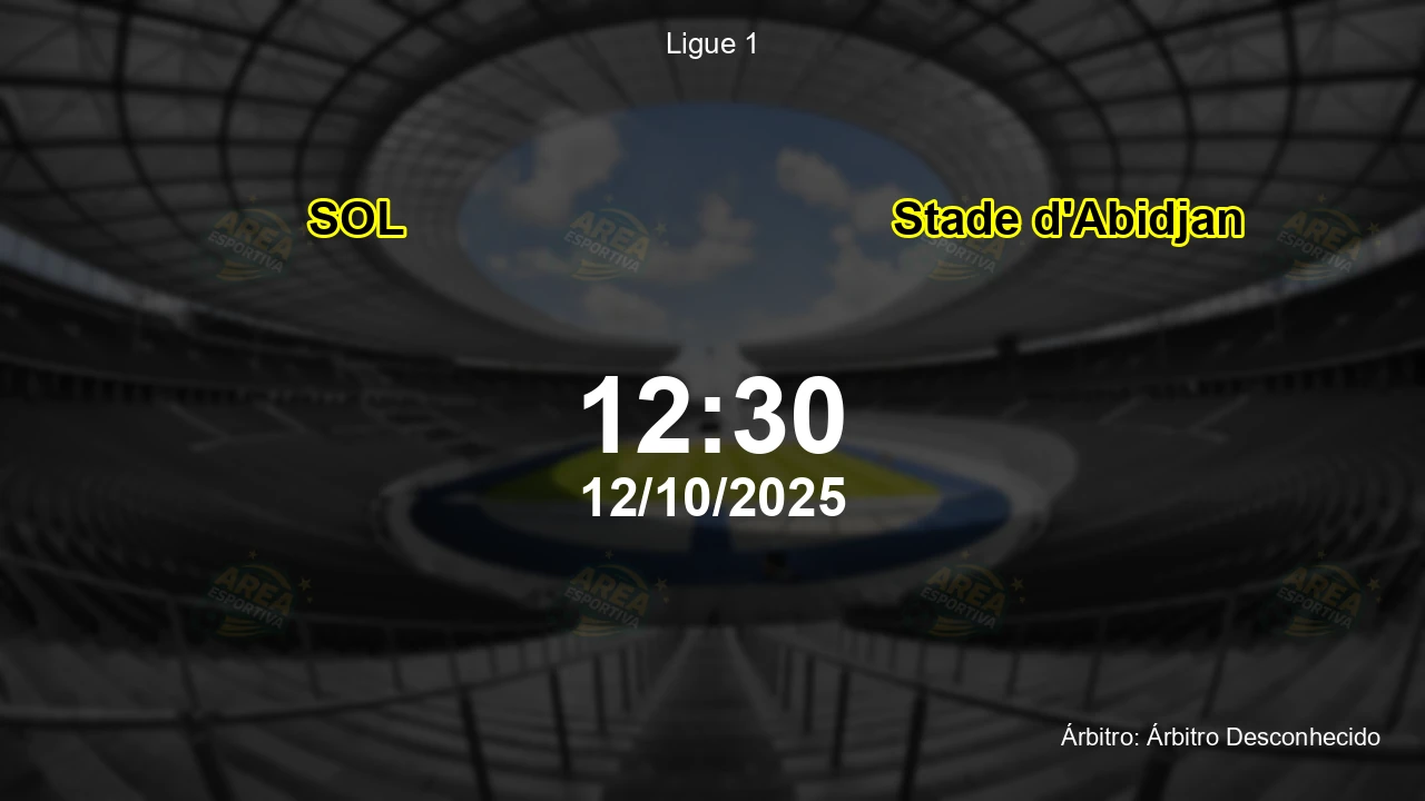 Palpite e análise do jogo SOL vs Stade d'Abidjan pela Ligue 1