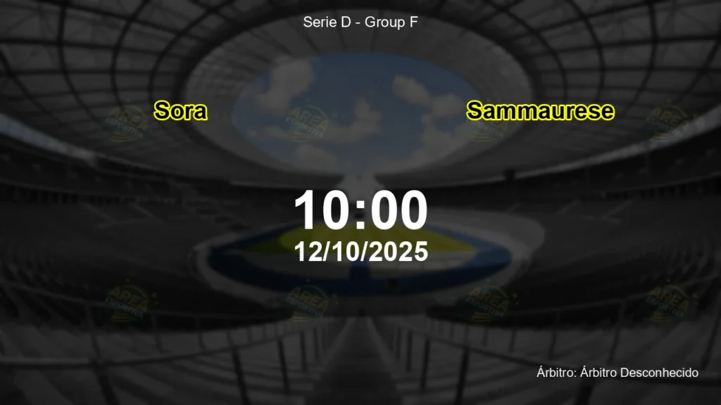 Palpite e an&aacute;lise do jogo Sora vs Sammaurese pela Serie D - Group F