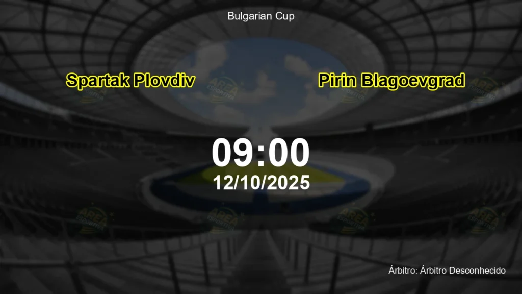 Palpite e an&aacute;lise do jogo Spartak Plovdiv vs Pirin Blagoevgrad pela Bulgarian Cup