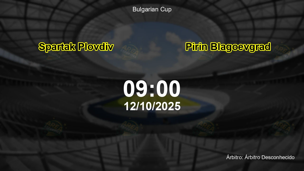Palpite e análise do jogo Spartak Plovdiv vs Pirin Blagoevgrad pela Bulgarian Cup
