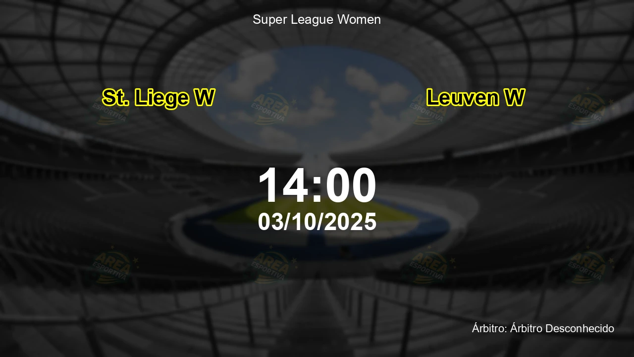 Palpite e análise do jogo St. Liege W vs Leuven W pela Super League Women