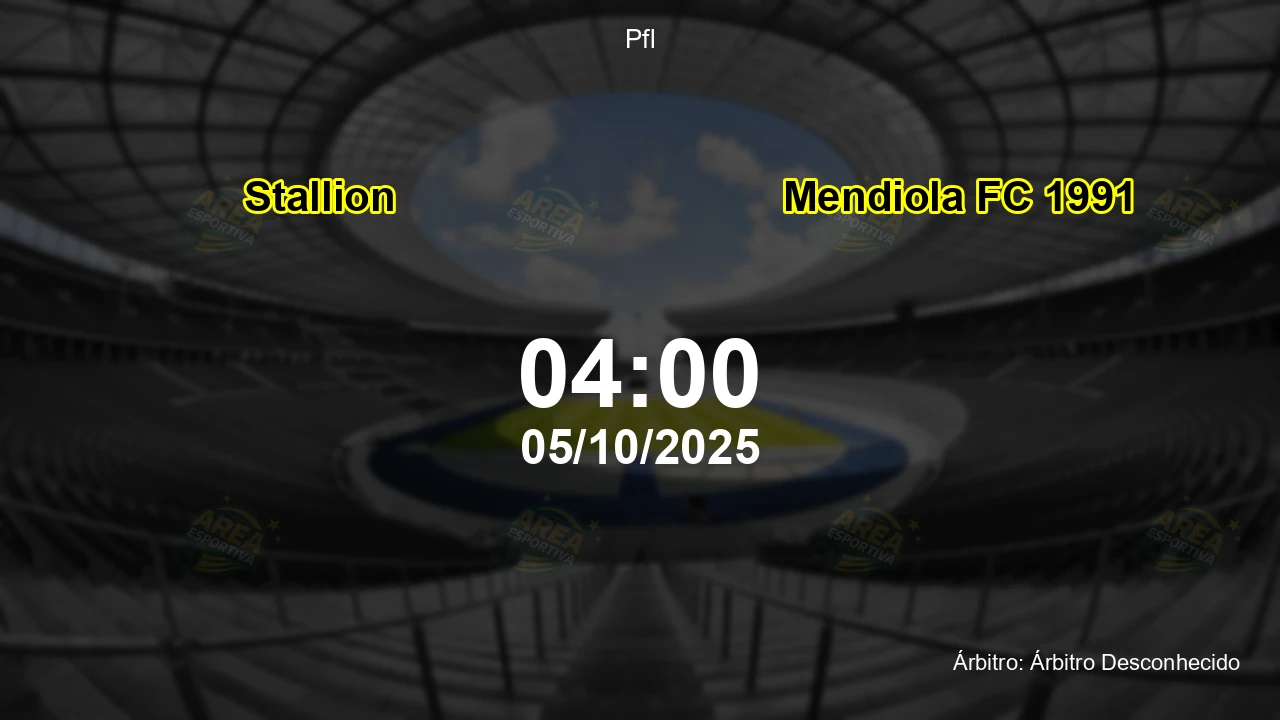 Palpite e análise do jogo Stallion vs Mendiola FC 1991 pela Pfl