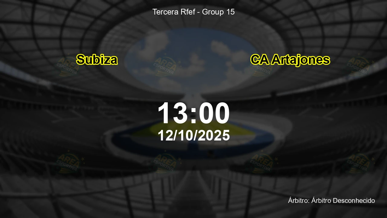 Palpite e análise do jogo Subiza vs CA Artajones pela Tercera Rfef - Group 15