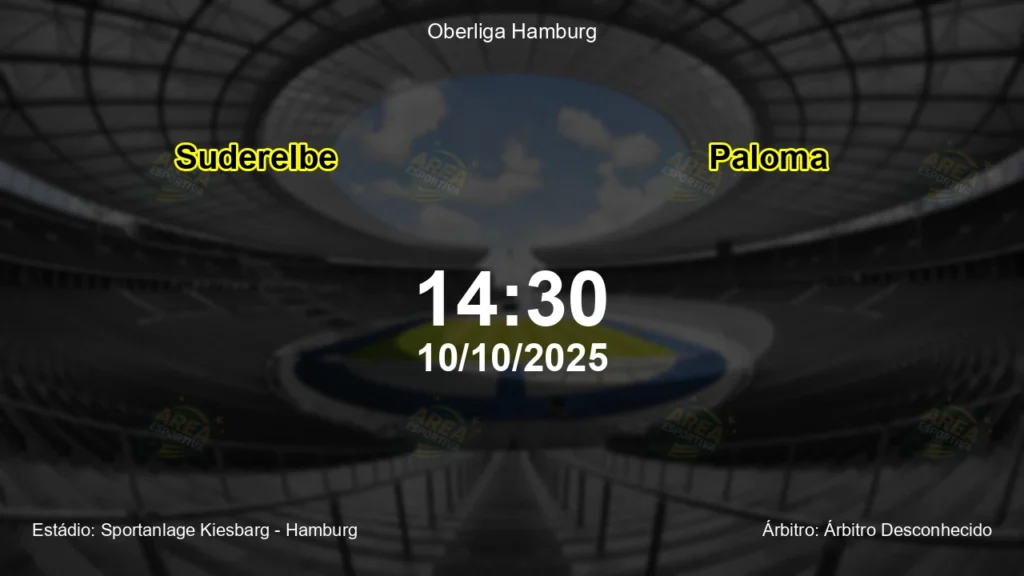 Palpite e an&aacute;lise do jogo Suderelbe vs Paloma pela Oberliga Hamburg