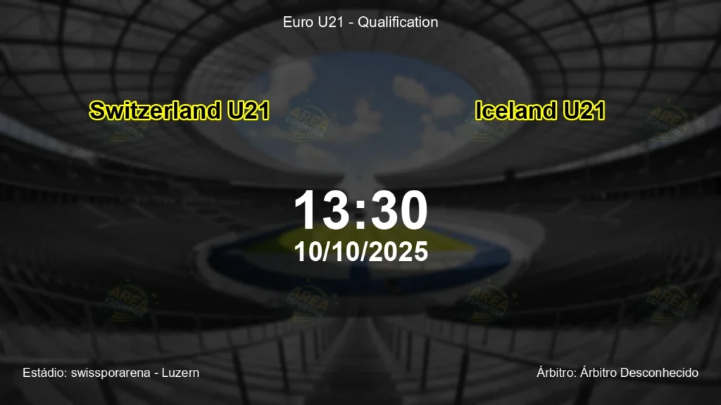 Palpite e an&aacute;lise do jogo Switzerland U21 vs Iceland U21 pela Euro U21 - Qualification