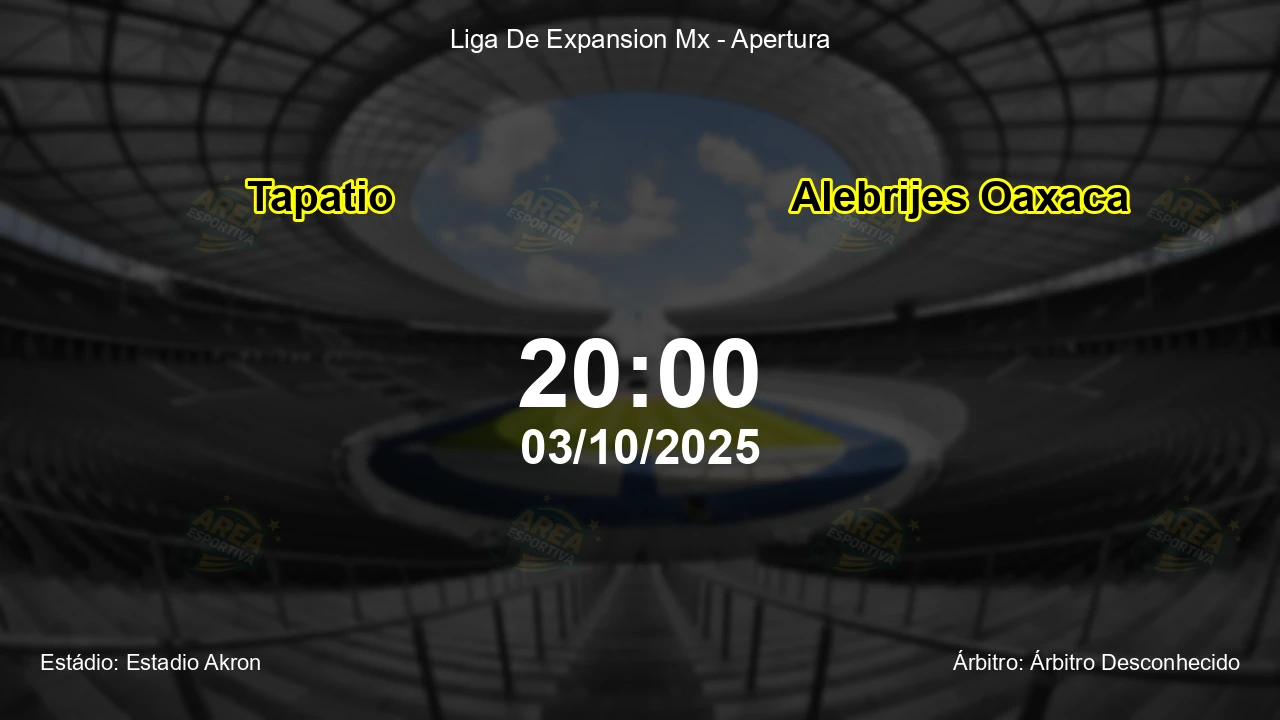 Palpite e análise do jogo Tapatio vs Alebrijes Oaxaca pela Liga De Expansion Mx - Apertura