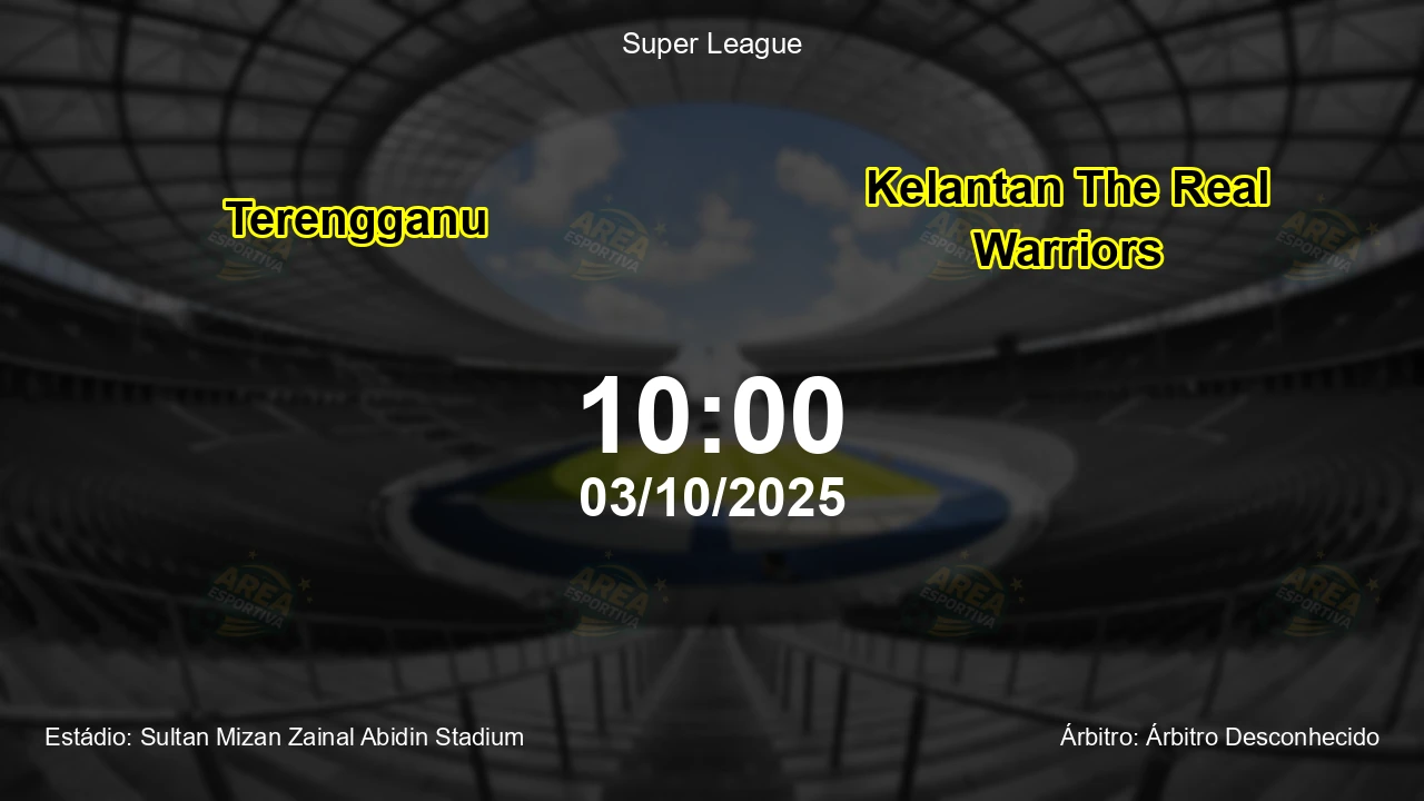 Palpite e análise do jogo Terengganu vs Kelantan The Real Warriors pela Super League