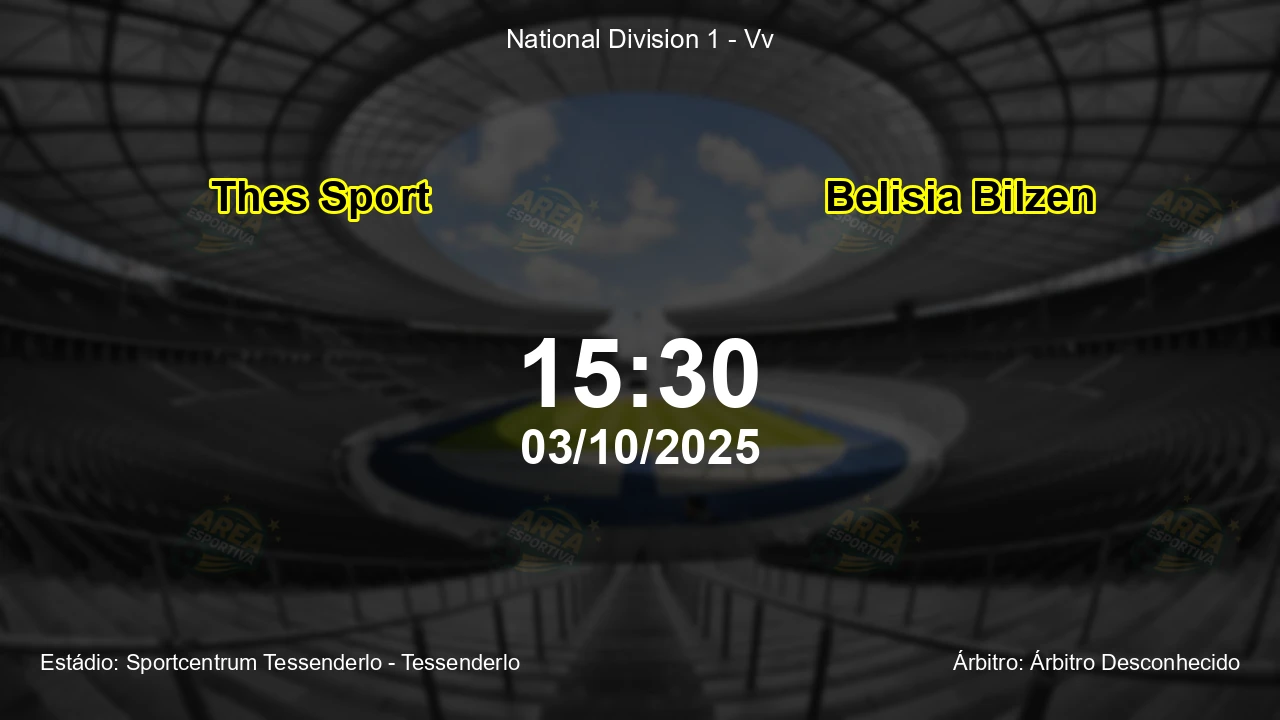 Palpite e análise do jogo Thes Sport vs Belisia Bilzen pela National Division 1 - Vv