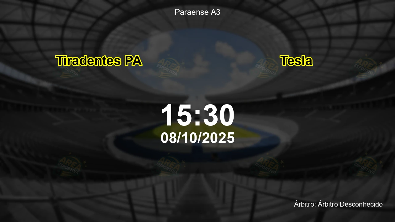 Palpite e análise do jogo Tiradentes PA vs Tesla pela Paraense A3