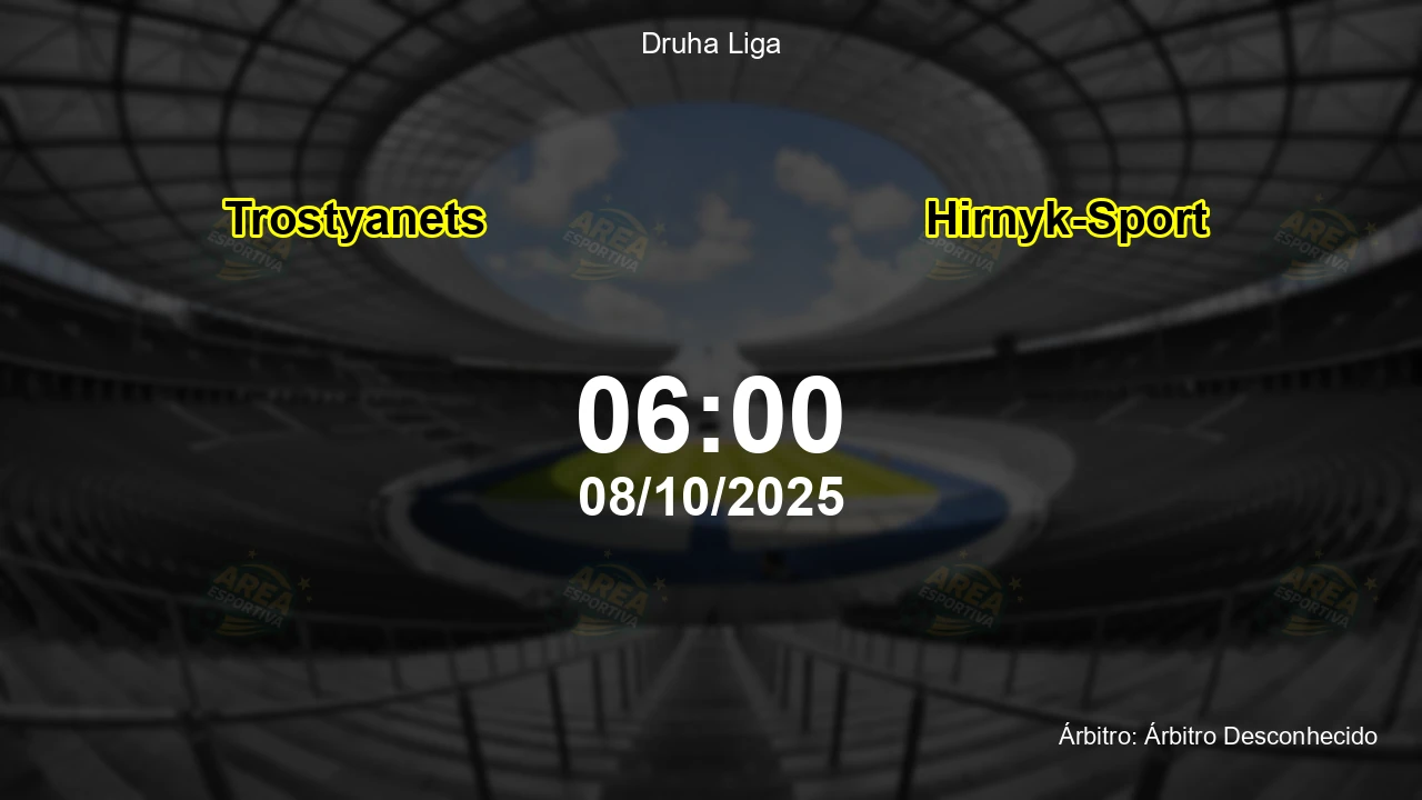 Palpite e análise do jogo Trostyanets vs Hirnyk-Sport pela Druha Liga