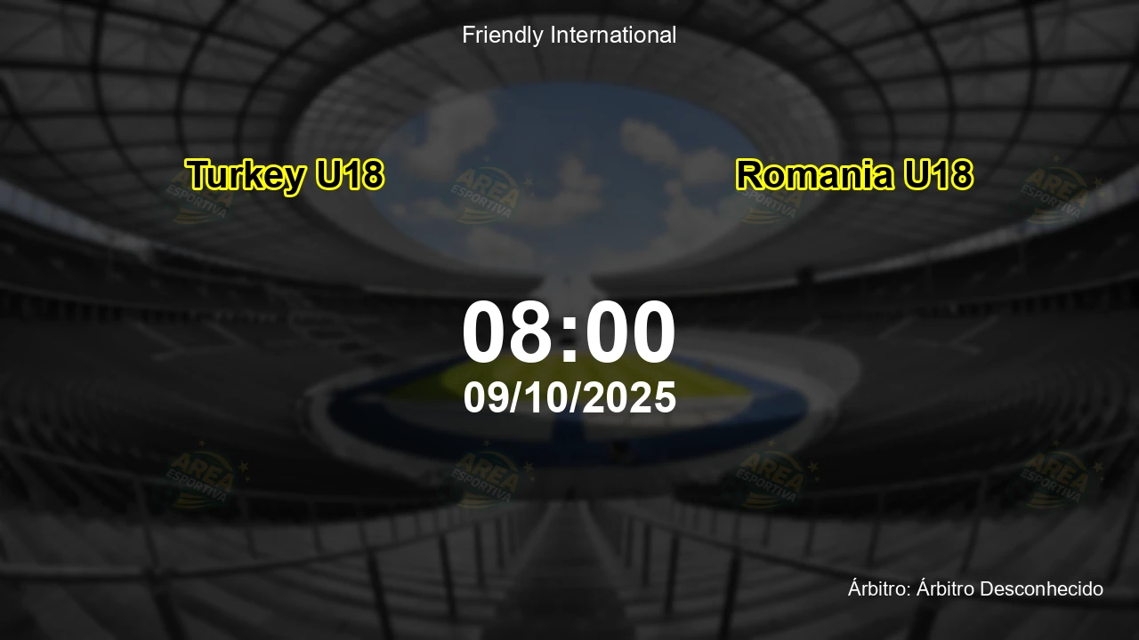 Palpite e análise do jogo Turkey U18 vs Romania U18 pela Friendly International