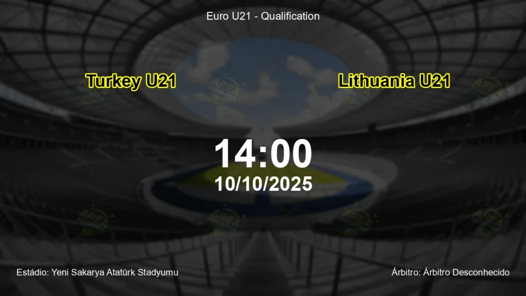 Palpite e an&aacute;lise do jogo Turkey U21 vs Lithuania U21 pela Euro U21 - Qualification