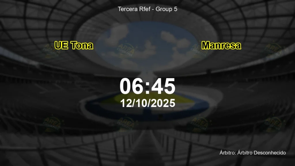 Palpite e an&aacute;lise do jogo UE Tona vs Manresa pela Tercera Rfef - Group 5