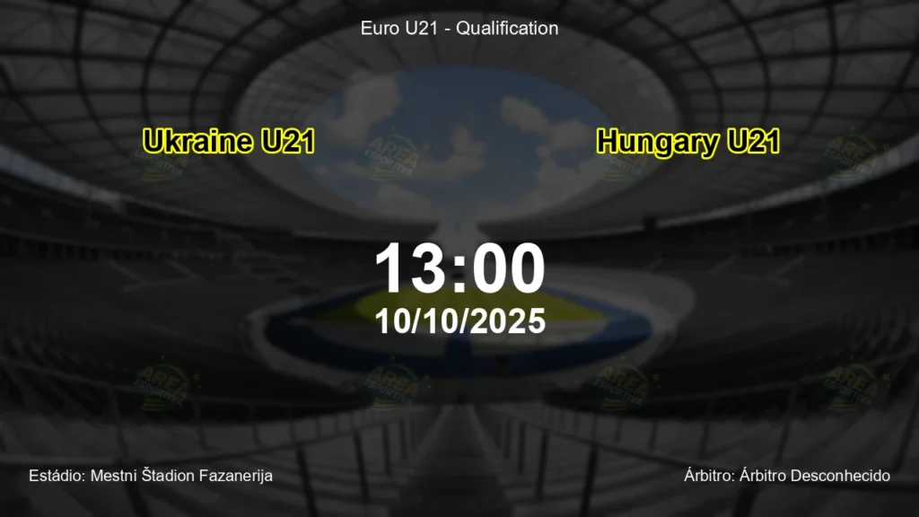 Palpite e an&aacute;lise do jogo Ukraine U21 vs Hungary U21 pela Euro U21 - Qualification