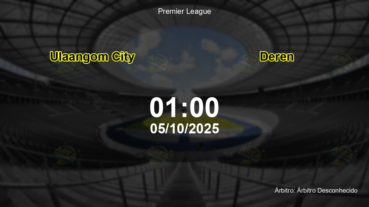 Palpite e análise do jogo Ulaangom City vs Deren pela Premier League