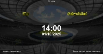 Palpite e análise do jogo Ulm vs Schweinfurt pela 3. Liga