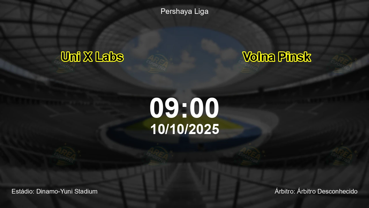 Palpite e análise do jogo Uni X Labs vs Volna Pinsk pela Pershaya Liga
