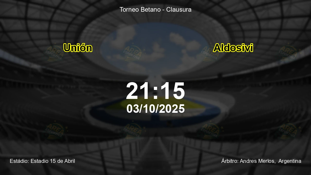 Palpite e análise do jogo Unión vs Aldosivi pela Torneo Betano - Clausura