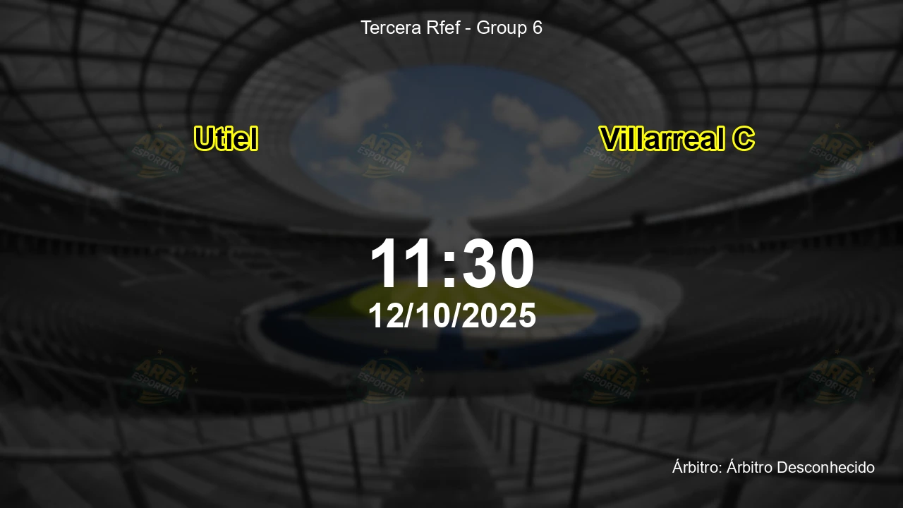 Palpite e análise do jogo Utiel vs Villarreal C pela Tercera Rfef - Group 6
