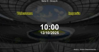 Palpite e análise do jogo Valenzana vs Imperia pela Serie D - Group A
