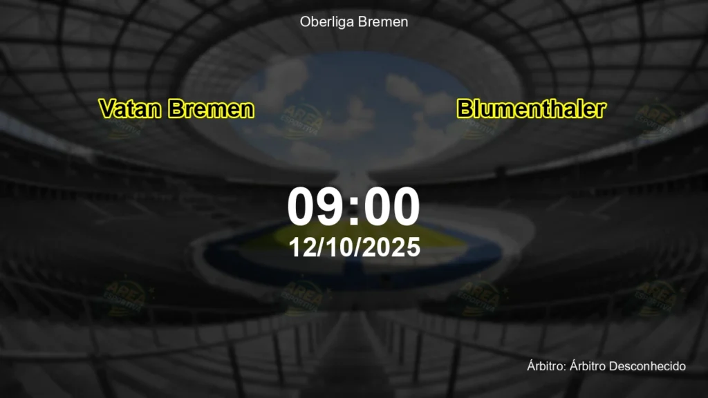 Palpite e an&aacute;lise do jogo Vatan Bremen vs Blumenthaler pela Oberliga Bremen