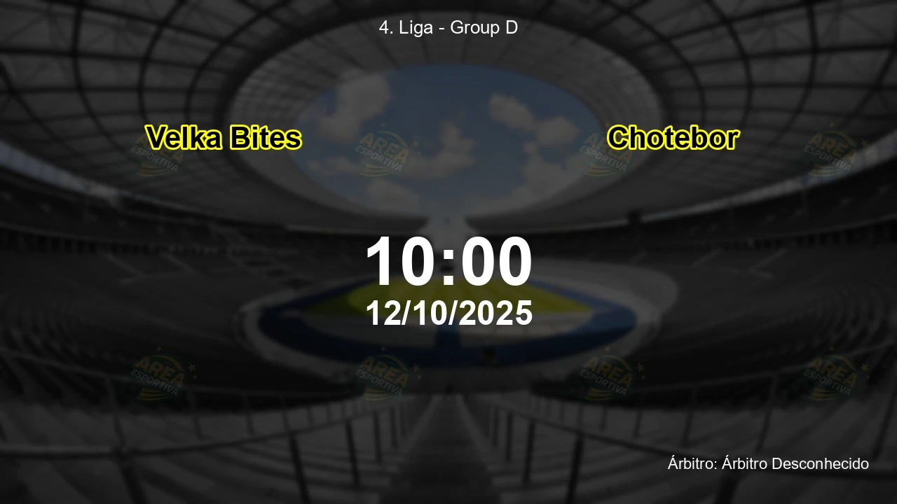 Palpite e análise do jogo Velka Bites vs Chotebor pela 4. Liga - Group D