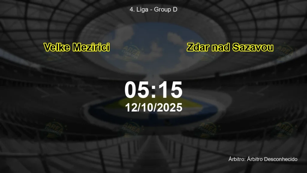 Palpite e an&aacute;lise do jogo Velke Mezirici vs Zdar nad Sazavou pela 4. Liga - Group D