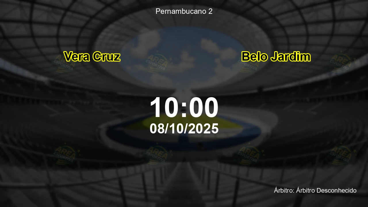 Palpite e análise do jogo Vera Cruz vs Belo Jardim pela Pernambucano 2