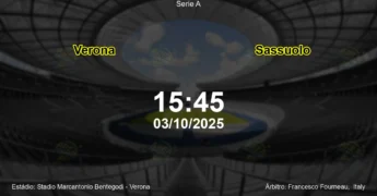 Palpite e análise do jogo Verona vs Sassuolo pela Serie A