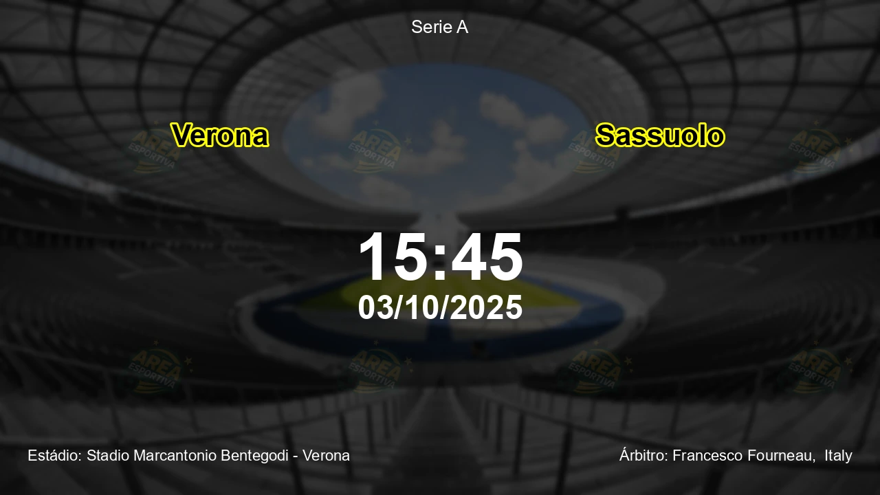 Palpite e análise do jogo Verona vs Sassuolo pela Serie A