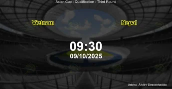 Palpite e análise do jogo Vietnam vs Nepal pela Asian Cup - Qualification - Third Round