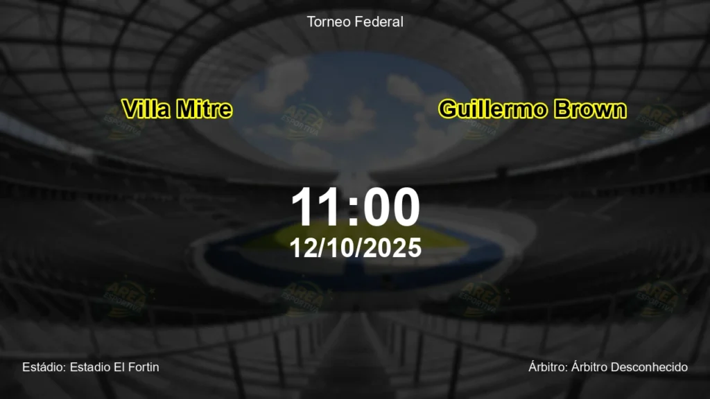 Palpite e an&aacute;lise do jogo Villa Mitre vs Guillermo Brown pela Torneo Federal