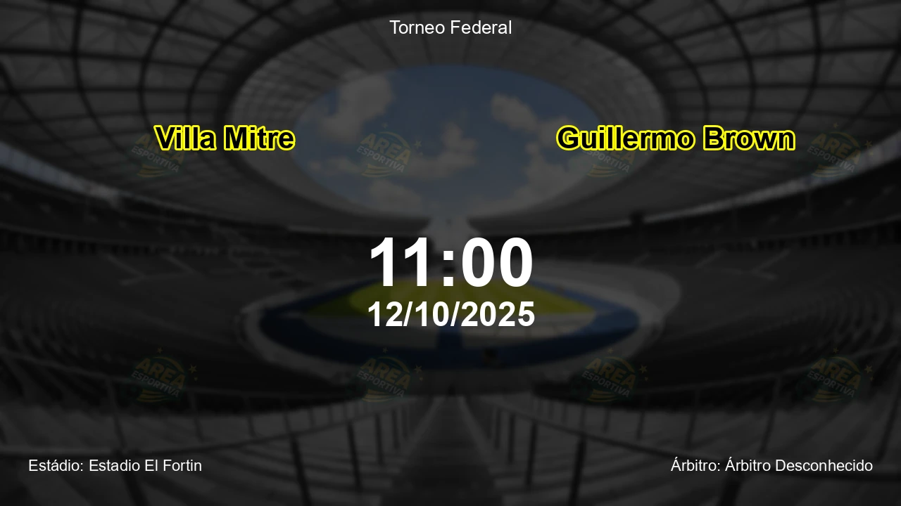 Palpite e análise do jogo Villa Mitre vs Guillermo Brown pela Torneo Federal