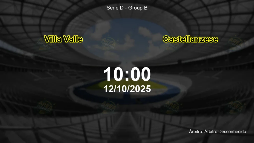Palpite e an&aacute;lise do jogo Villa Valle vs Castellanzese pela Serie D - Group B